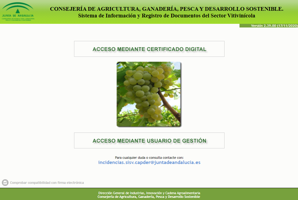 Sistema de Información y Registro de Documentos del Sector Vitivinícola